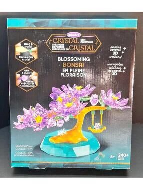 Crystal Gem Creations Kit, 8+,  240+ Pieces,Great for Adults, Blossoming Bonsai